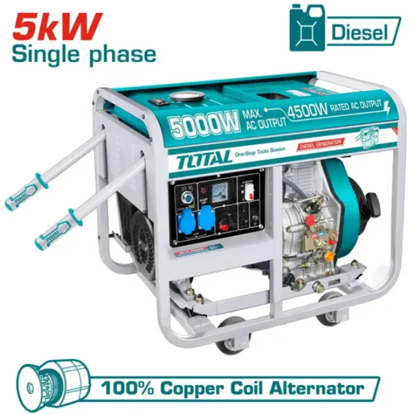АГРЕГАТ TOTAL ДИЗЕЛ 5000W TP450001/3