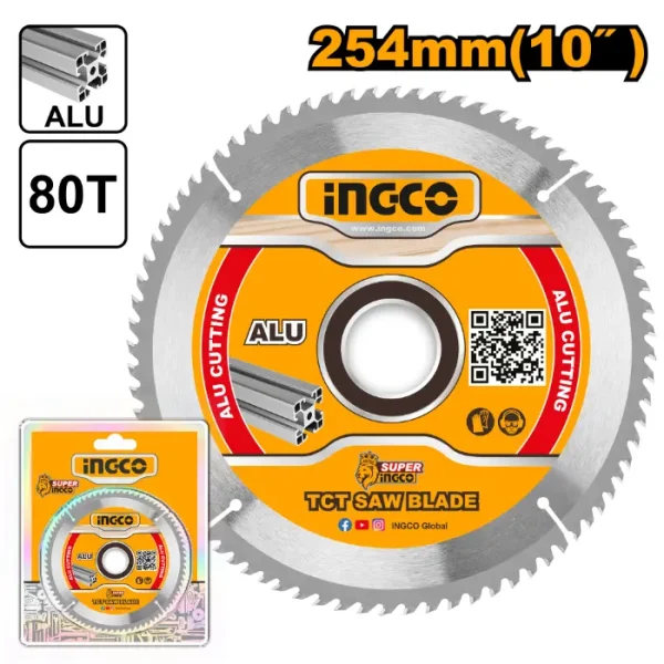 ПИЛА INGCO 254mm 80T АЛУМИНИУМ TSB325428