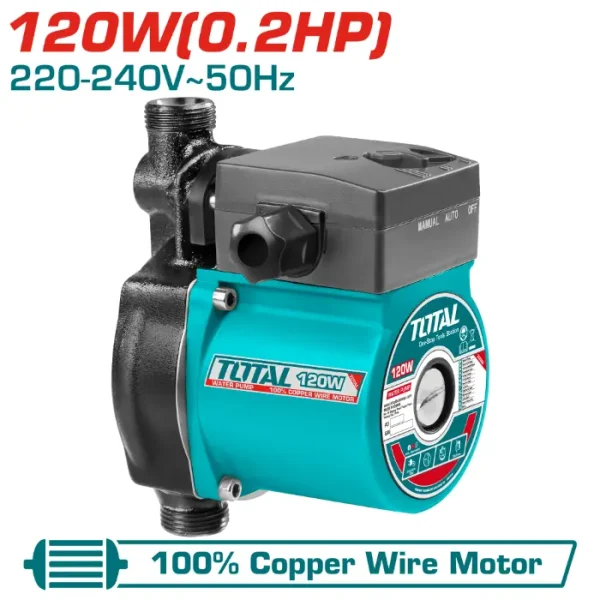 ЦИРКУЛАЦИОНА ПУМПА ЗА ВОДА 120W TOTAL TSCM120