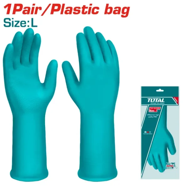 РАКАВИЦИ TOTAL ГУМЕНИ ЗЕЛЕНИ TSP1801