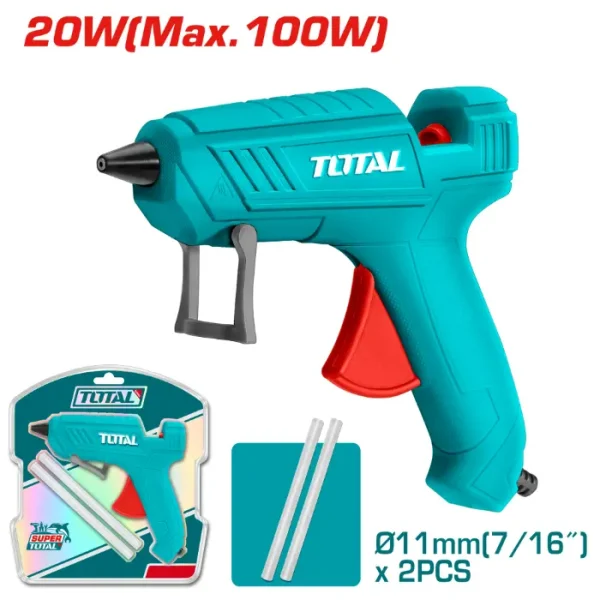 СИЛИКОНСКИ ПИШТОЛ ЗА ЛЕПЕЊЕ 100w TOTAL TT101116