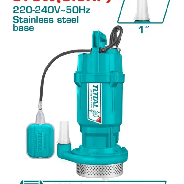 ПОТОПНА ПУМПА ЗА ВОДА TOTAL 0.37Kw-17M 1" TVP63706