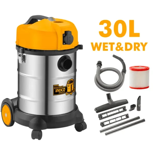 Правосмукалка 1400W (30L) INGCO VC14301