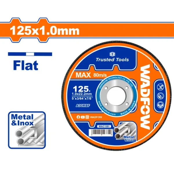 ДИСК ЗА БРУСЕЊЕ 1.0x125mm WADFOW WAC1351