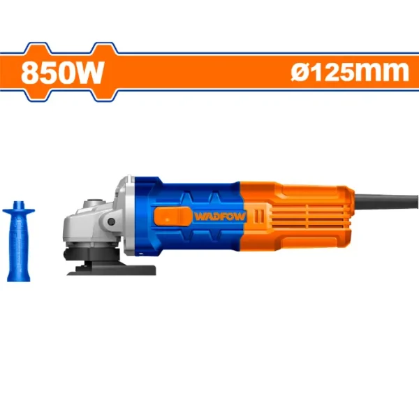 ЕЛЕКТРИЧНА АГОЛНА БРУСИЛКА 850W 125mm WADFOW WAG15851