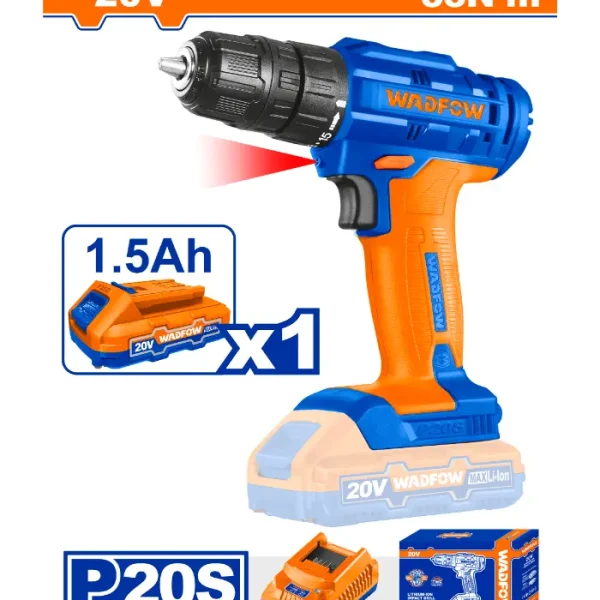 ШТРАФИЛИЦА 20V 35Nm 1x1.5Ah БАТЕРИЈА WADFOW WCDP511