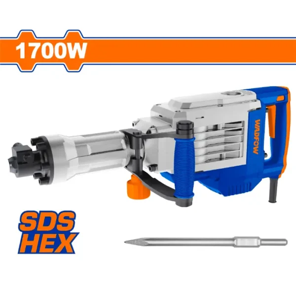 ЕЛЕКТРИЧЕН УДАРЕН КРШАЧ ХИЛТА SDS HEX 1700W 50J WADFOW WDB1D90