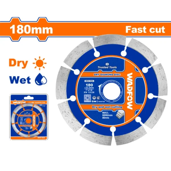 ДИЈАМАНТСКИ ДИСК 180mm Fast Cut WADFOW WDC1K04