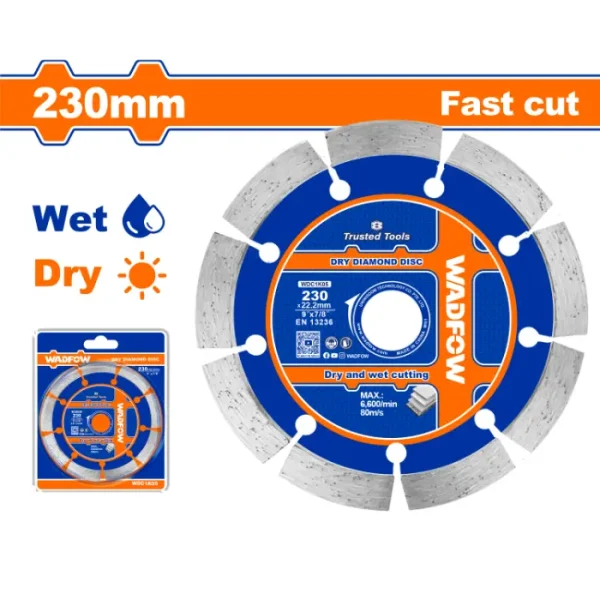 ДИЈАМАНТСКИ ДИСК 230mm Fast Cut WADFOW WDC1K05