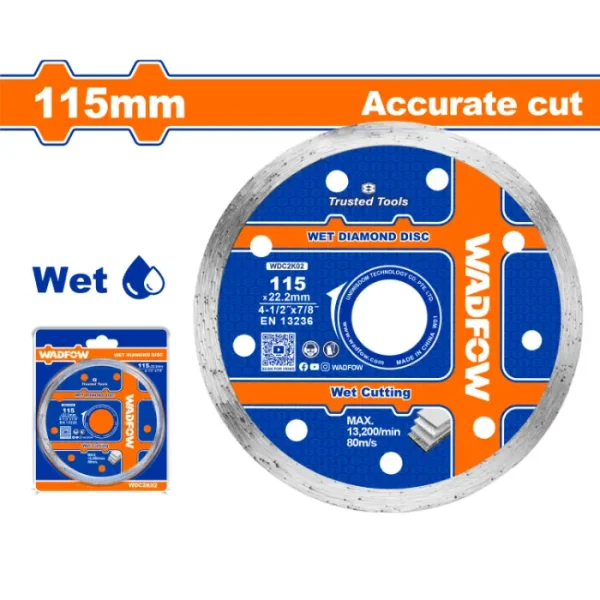ДИЈАМАНТСКИ ДИСК 115mm ACCURATE CUT WADFOW WDC2K02