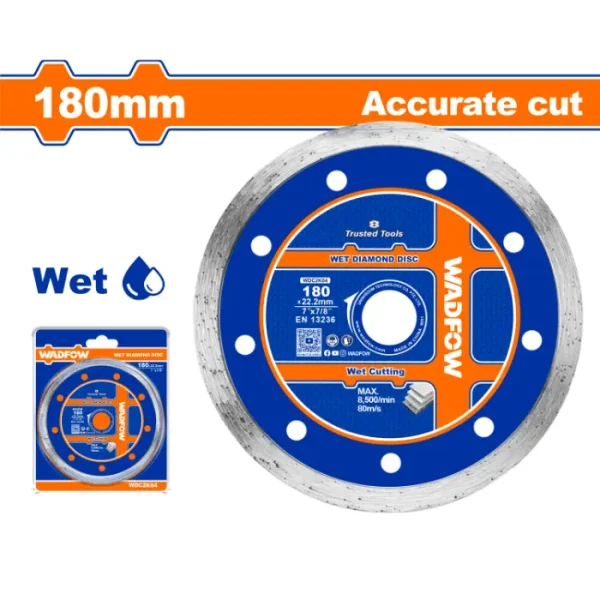 ДИЈАМАНТСКИ ДИСК 180mm ACCURATE CUT WADFOW WDC2K04