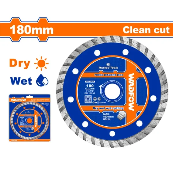 ДИЈАМАНТСКИ ДИСК 180mm CLEAN CUT WADFOW WDC3K04