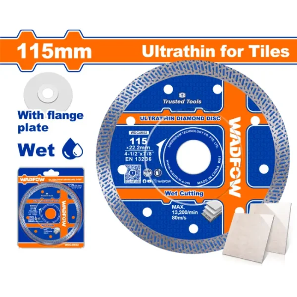 ДИЈАМАНТСКИ ДИСК 115mm ULTRATHIN WADFOW WDC4K02