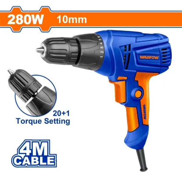 ЕЛЕКТРИЧНА ШТРАФИЛИЦА 220V 280W 10mm WADFOW WED15281