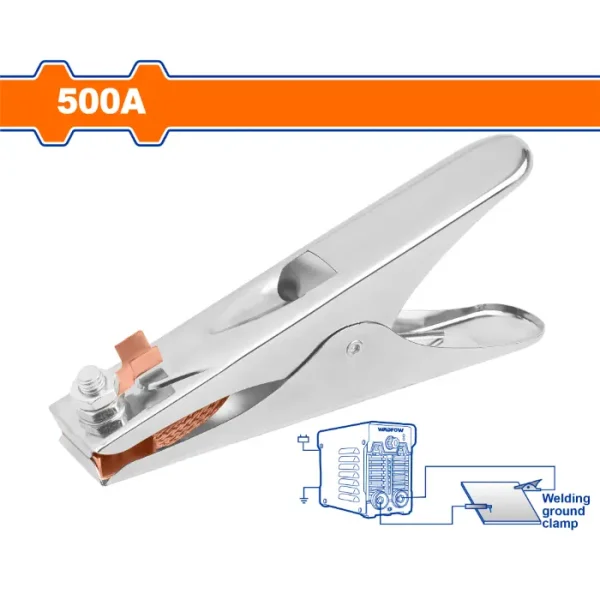 КЛЕШТА ЗА МАСА ЗА ЗАВАРУВАЊЕ 500A WADFOW WEH9A05
