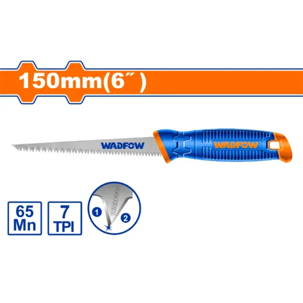 ПИЛА ЗА ГИПСКАРТОН 150mm WADFOW WHW3G06