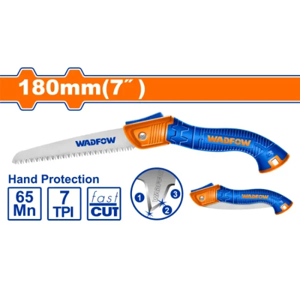 Пила на склопување 180mm WADFOW WHW4607