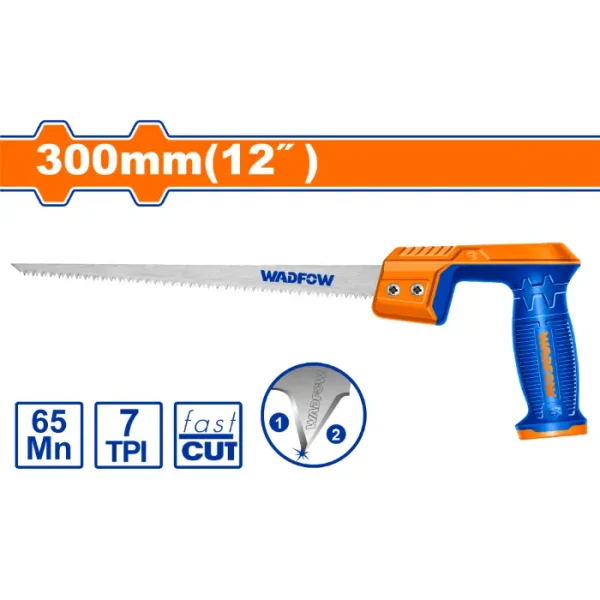 ПИЛА ЗА ГИПСКАРТОН 300mm WADFOW WHW6G12