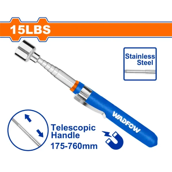 ТЕЛЕСКОПСКИ МАГНЕТ 7.5kg 175-760mm WADFOW WME1615