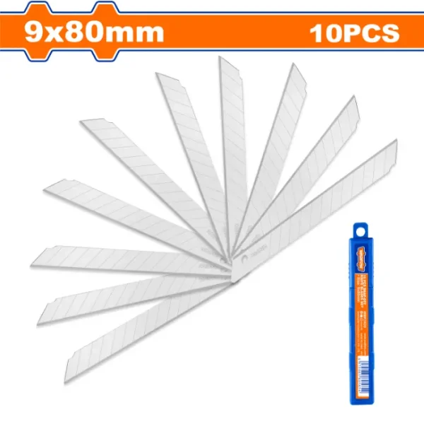 Комплет од 10 сечива за скалпер 9x80mm WADFOW WMK1K09
