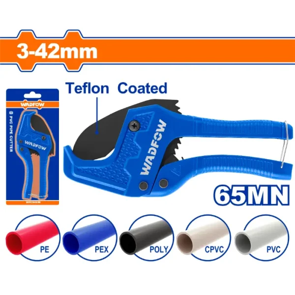 КЛЕШТА ЗА СЕЧЕЊЕ за PVC цевки 3-42mm WADFOW WPC54642