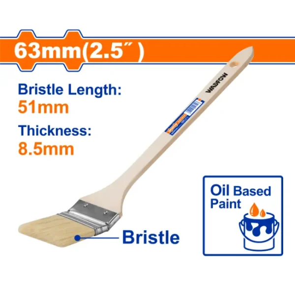ЧЕТКА ЗА ФАРБАЊЕ 63mm КРИВА ГЛАВА WADFOW WPE3325