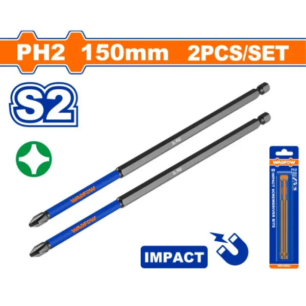 УДАРЕН БИТ 2xPH2 150mm WADFOW WSV4K64