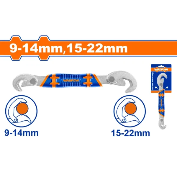 Универзална клешта за стегање двојна 9-14mm 15-22mm WADFOW WUW1101