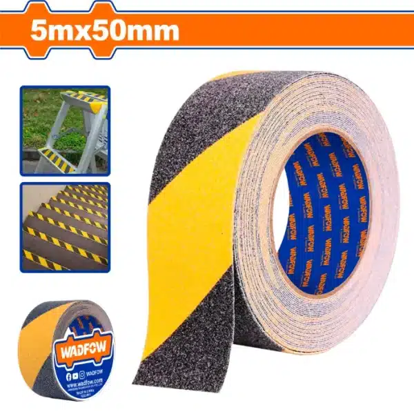 PVC анти-лизгачка предупредувачка лента 5mx50mm WADFOW WVA3560