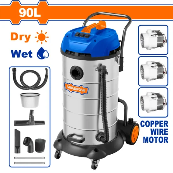ПРАВОСМУКАЛКА 3x1200W 90L WADFOW WVR5A90