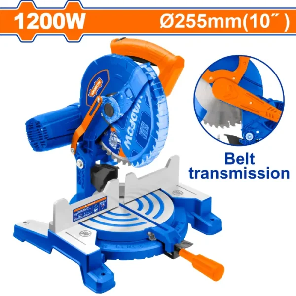 СТОЛЕН ЦИРКУЛАР ГЕР ЗА ДРВО 255mm 1200W WADFOW WXD12001