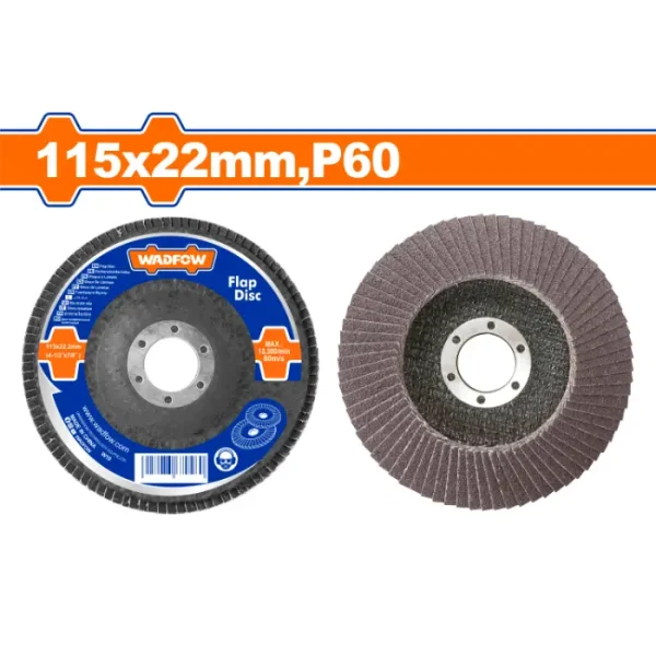 ФЛАП ДИСК 115mm P60 WADFOW WYL1302