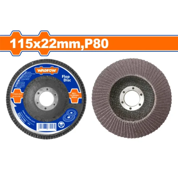 ФЛАП ДИСК 115mm P80 WADFOW WYL1303