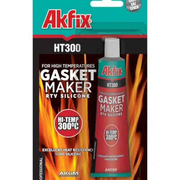 Akfix HT300 – 50ml Професионален црн силикон за дихтунзи