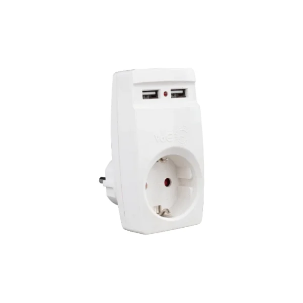 ШТЕКЕР + USB 2A GeHOCK
