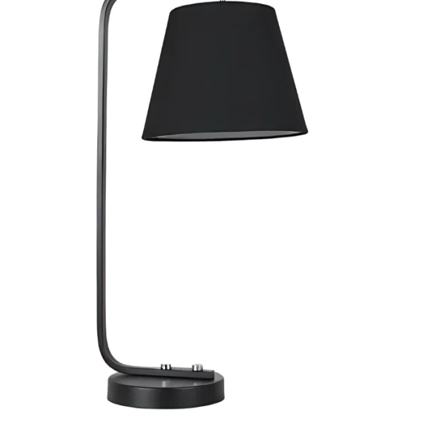 9755 - Stolna Lampa T6611 Crna