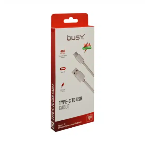 USB Кабел TIP C 1m PVC BIZI