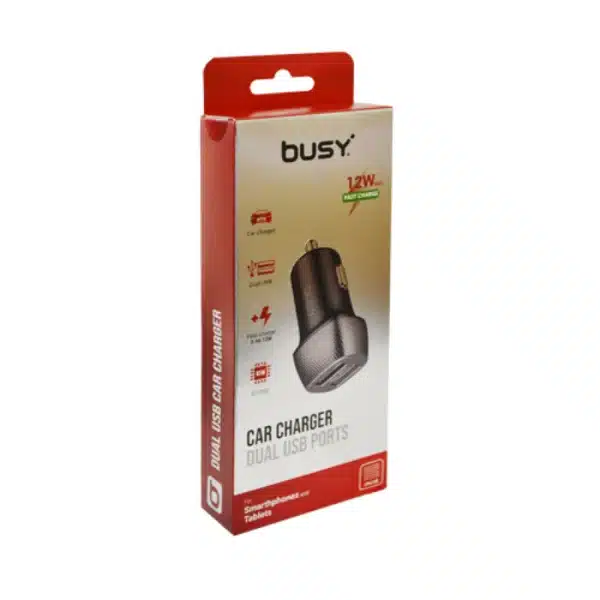 USB2 полнач 2.4A карбон 12W BIZI