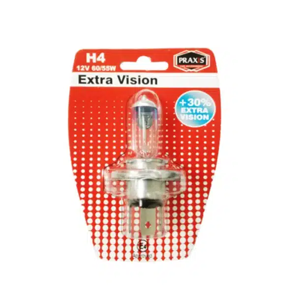 Сијалица халоген H4 12V 55W super+30% блистер