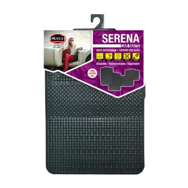 Патосници PVC црни SERENA