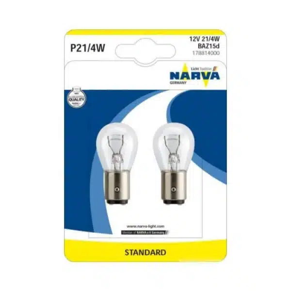 Narva сијалица P 21/4W 12V блистер