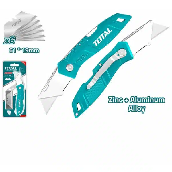 СКАЛПЕР TOTAL 61x19mm + 5 НОЖА THT5136236