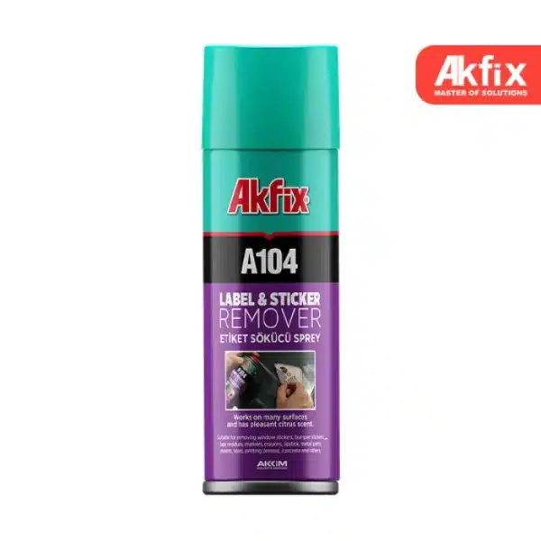Akfix A104 – 200ml Професионален спреј за отстранување налепници и етикети