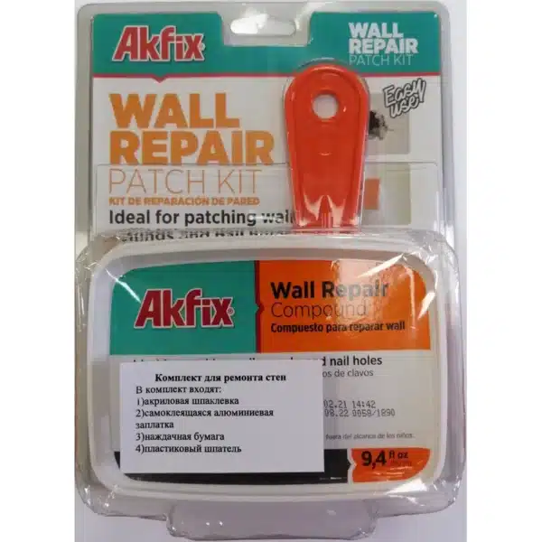 Akfix AWR700 – 280ml Професионален акрилен кит за поправка на ѕидови