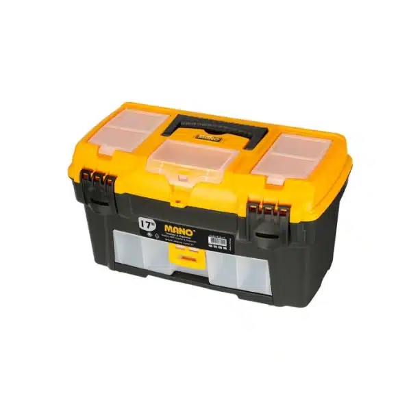Mano RO-17 – 432x250x238mm Професионален куфер за алат со фиока и организери