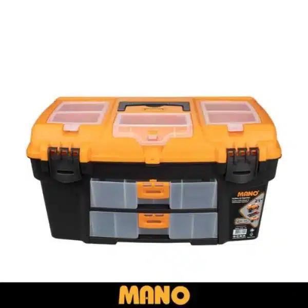 Mano RO-21 – 533x280x270mm Професионален куфер за алат со фиока и организери