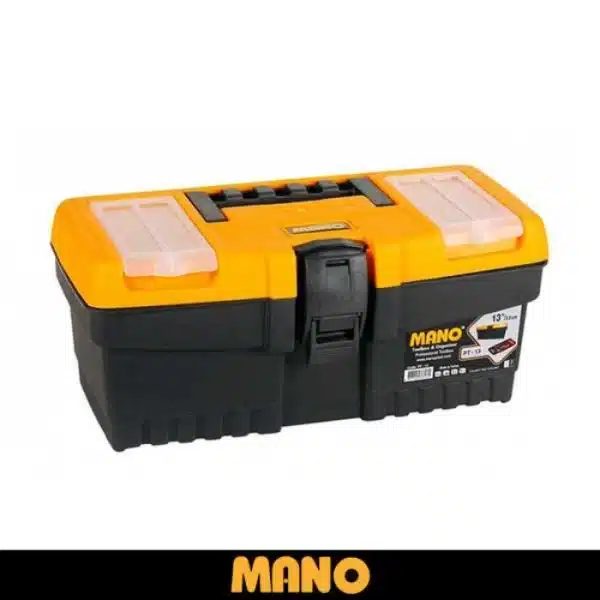 Mano PT-13 – 320x155x139mm Професионален пластичен куфер за алат со организер