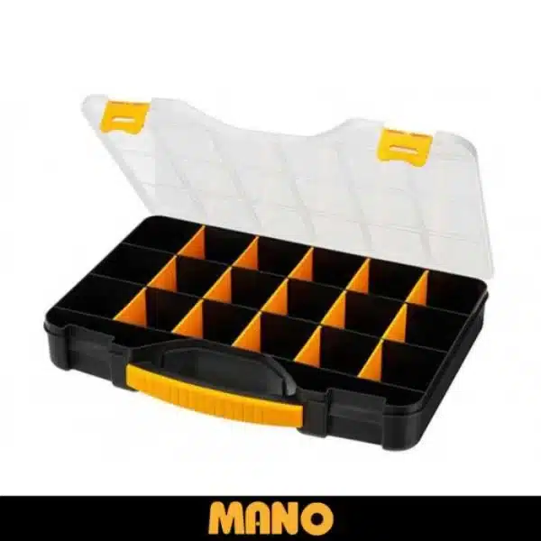 Mano ORG-18 – 420x305x61mm Професионален организер со 20 прилагодливи прегради
