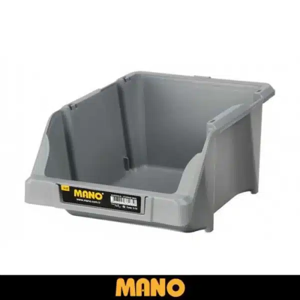 Mano G-25 – 200x300x130mm Пластична кутија за складирање - сива
