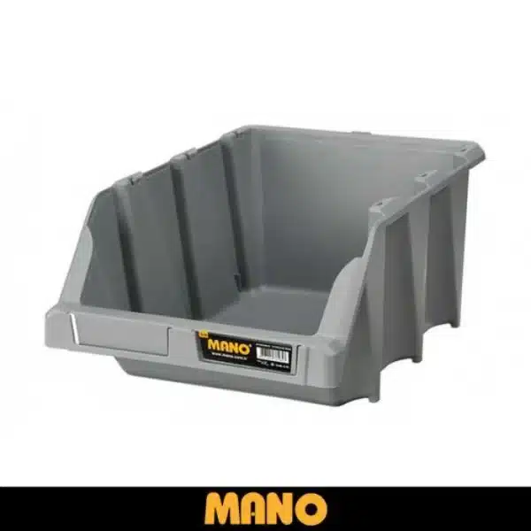 Mano G-35 – 265x420x177mm Голема пластична кутија за складирање - сива